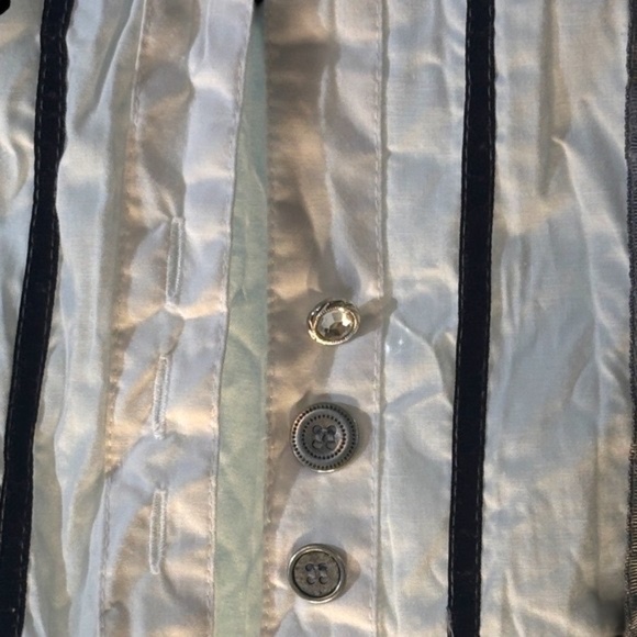 Christopher & Banks White and Gray Blouse - Picture 11 of 12